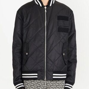 Balmain reversable quilted bomber jacket